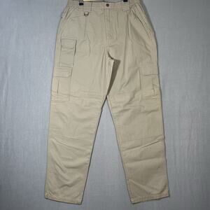 Royal Robbins Womens Sz 14 Beige Pockets Tactical Cargo Hiking Utility Pants